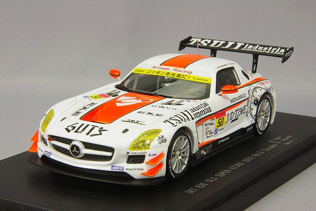 エブロ 1/43 グリーンテック SLS AMG GT3 2015 スーパーGT GT300 Rd.1