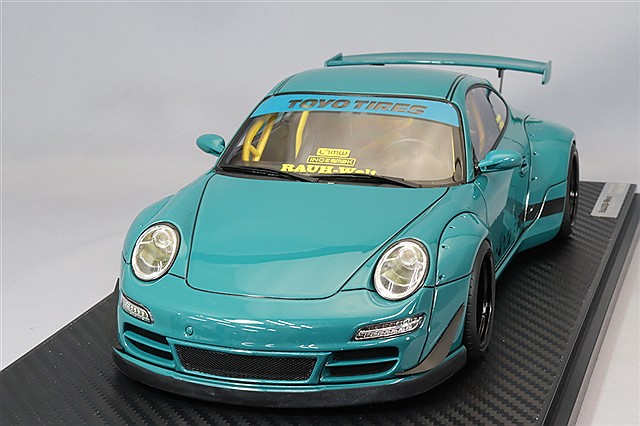 イグニッションモデル 1/18 RWB 993 パープルメタリック/WORKマイ