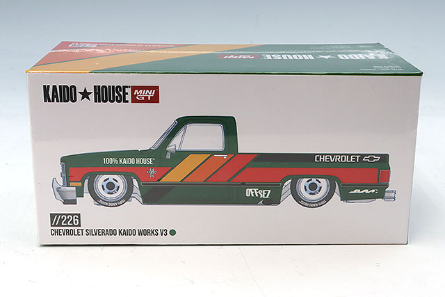 KAIDO HOUSE x TSM ミニGT 1/64 シボレー シルバラード KAIDO Flo