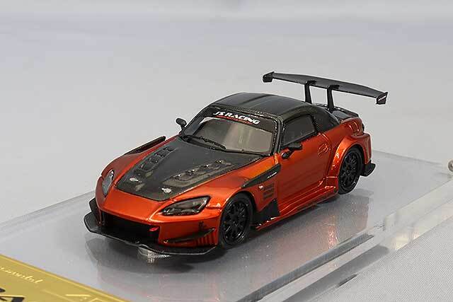 イグニッションモデル 1/64 ジェイズ レーシング S2000 (AP1) オレンジ
