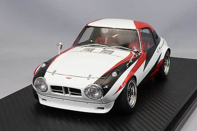 イグニッションモデル 1/18 トヨタ スポーツ 800 ノブハチVer ホワイト