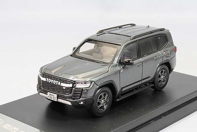 LCDモデル 1/64 トヨタ ランドクルーザー LC300-ZX グレイ