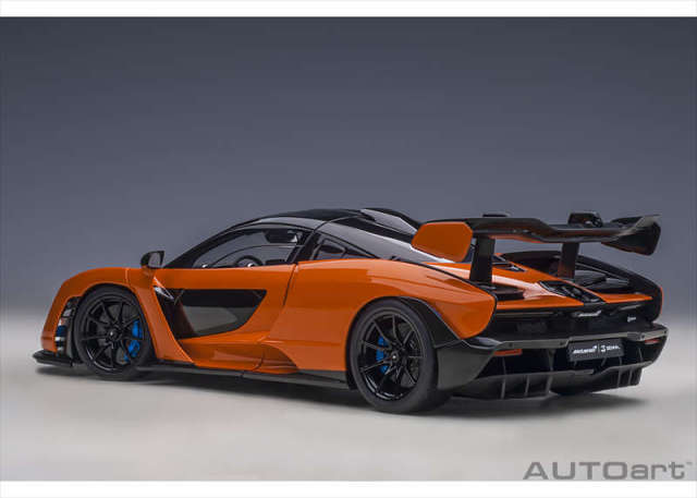 オートアート コンポジット 1/18 マクラーレン セナ オレンジ