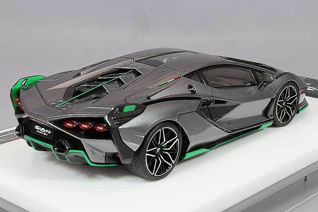 アイドロン 1/43 ランボルギーニ シアンFKP 37 2019 ストライプ グリ
