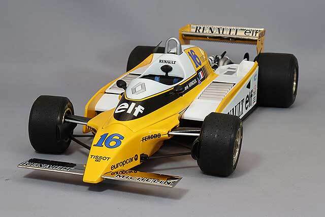 EXOTO 1/18 ルノー RE20 ターボ 1980 F1 フランスGP #16 R.アルヌー