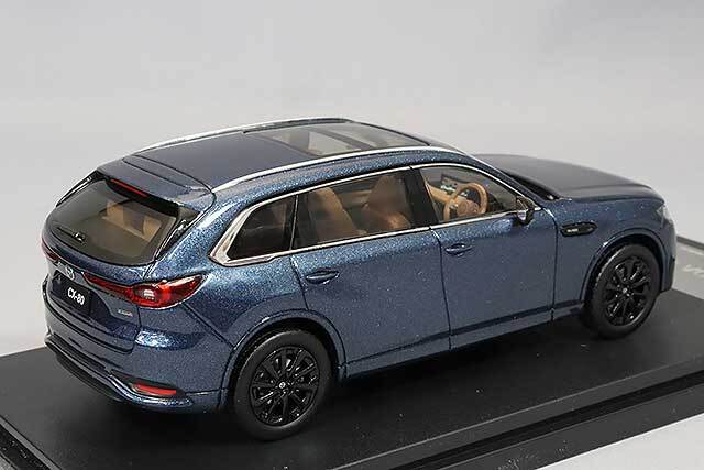 ハイストーリー 1/43 マツダ CX-80 2024 ディープクリスタルブルーマイカ
