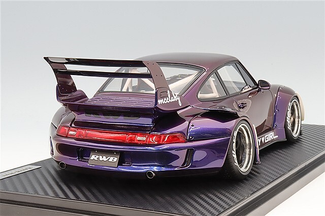 イグニッションモデル 1/18 RWB 993 パープルメタリック/WORKマイ