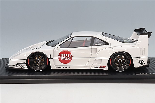 イグニッションモデル 1/18 LB-WORKS 40 ホワイト/LB-worksオリジナル6