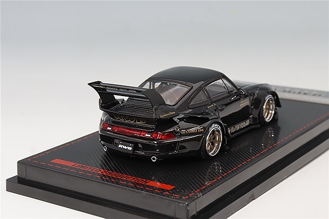 イグニッションモデル 1/64 RWB 993 ブラック/WORKマイスターM1タイプ