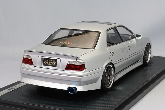 イグニッションモデル 1/18 VERTEX JZX100 チェイサー シルバー/BBS RG