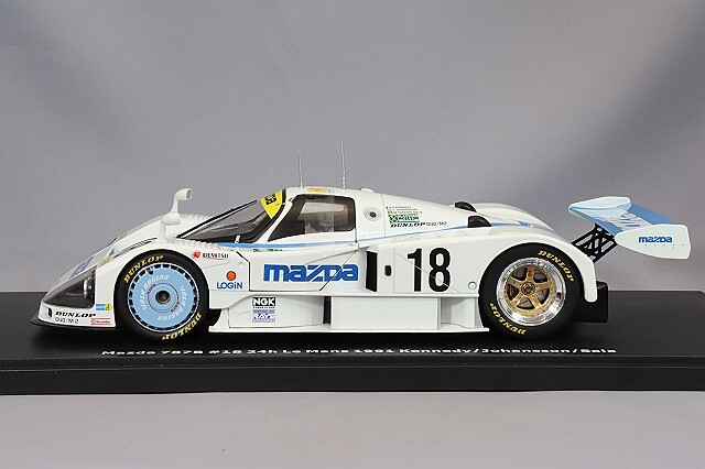 KKスケール 1/18 マツダ 787B 1991 ルマン24H 6位 #18 D.ケネディ/S