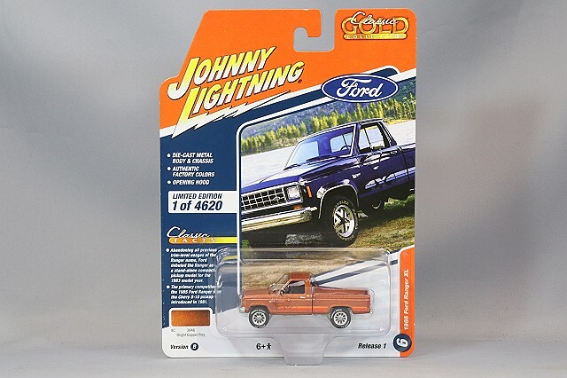 ジョニーライトニング 1/64 1985 フォード レンジャー ブライトカッパー