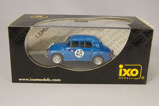 イクソ 1/43 ルノー 4CV 1950 ルマン24H #48 J.ルキャット/L.ポンズ