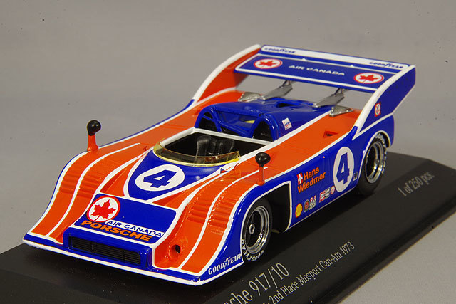 ミニチャンプス 1/43 ポルシェ 917/10 1973 カンナム モスポート 2位