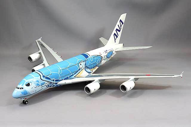 全日空商事 1/200 エアバス A380 JA381A FLYING HONU ANAブルー完成品