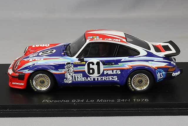 スパーク 1/43 ポルシェ 934 1976 ルマン24H #61 J-C.Andruet/H.Cachia