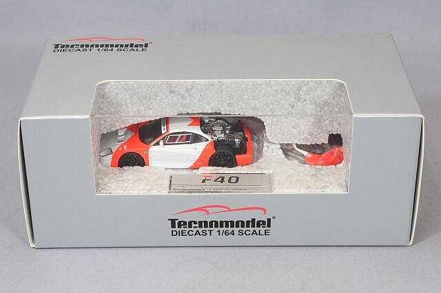 テクノモデル 1/64 フェラーリ F40 LM 1996 レッド/ホワイト/ブラック