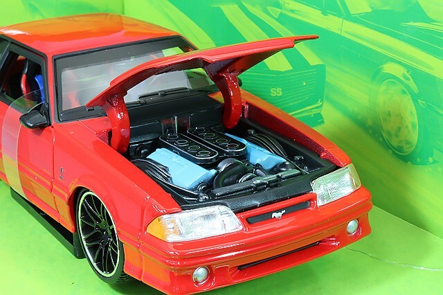 マイスト 1/24 1993 フォード マスタング SVT コブラ レッド