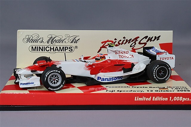 ミニチャンプス 1/43 パナソニック トヨタ レーシング ショーカー 2008
