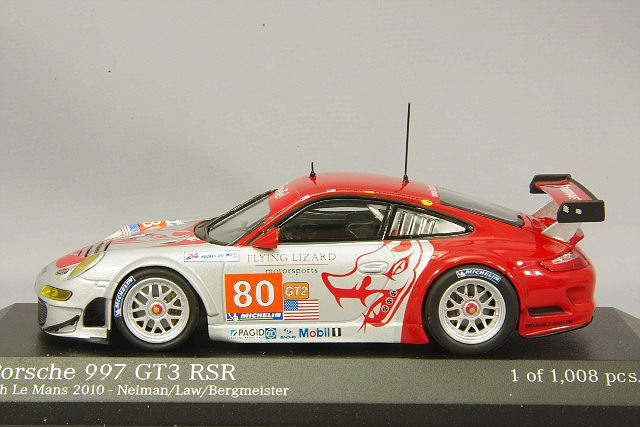 ミニチャンプス 1/43 ポルシェ 911 (997) GT3 RSR 