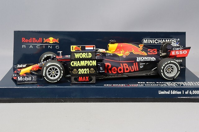 ミニチャンプス 1/43 レッドブルレーシング ホンダ RB16B 2021 F1