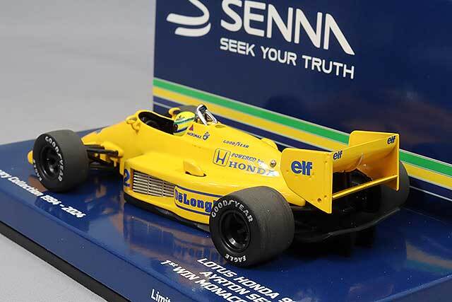ミニチャンプス 1/43 ロータス ホンダ 99T 1987 F1 モナコGP #12 A