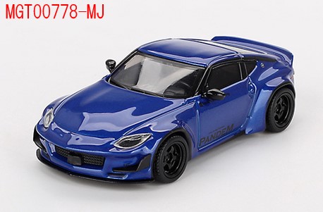Mijo特注】 TSM ミニGT 1/64 パンデム 日産 Z セイランブルー 左ハンドル