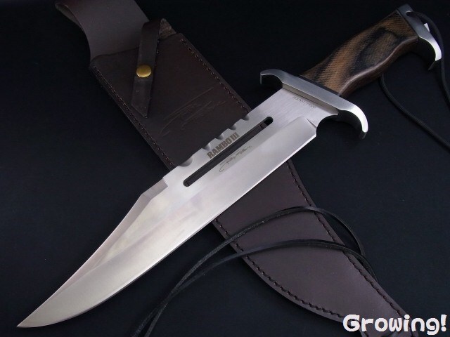 ナイフショップ グローイング！□ランボー3 公式レプリカ 【新型