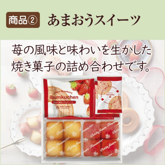 香典返し2点セット48S-05（今治白なみ 木箱入りタオル＆あまおう