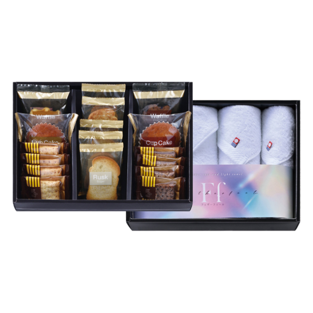 コンビネーションギフト ベイクドスイーツセレクション＆今治タオル