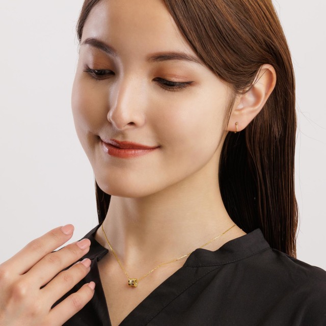 ピアス 両耳 フープピアス K18 ゴールド 18金 le56-0001-yg