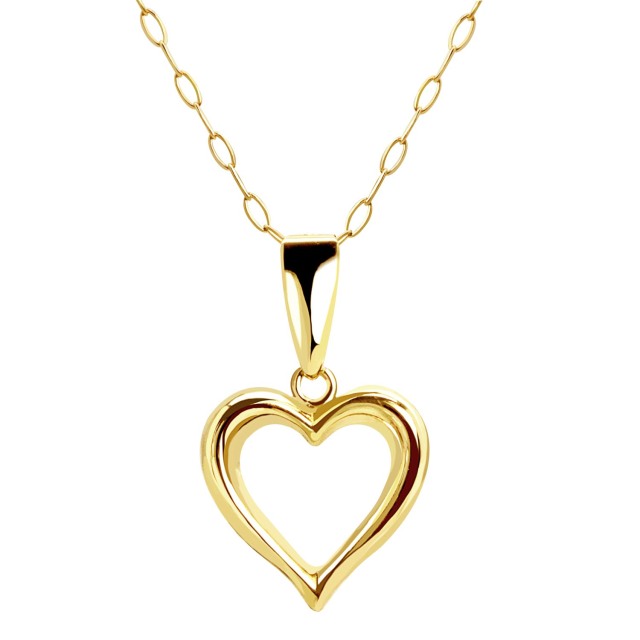 ネックレストップ ペンダントトップ ハート オープンハート レディース