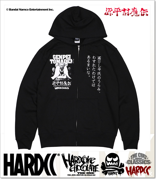 ハードコアチョコレート) HARDCORE CHOCOLATE 源平討魔伝 ZIPパーカ