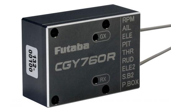 フタバ CGY760R受信機・ガバナー内蔵ヘリ用3軸ジャイロ＋プログラムBOX