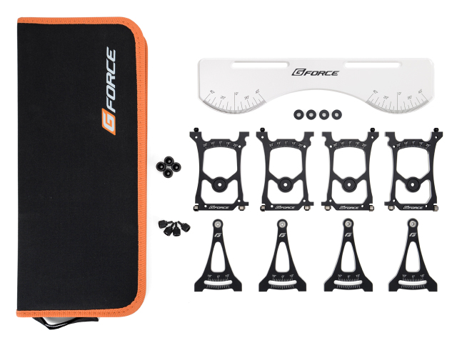 G-FORCE 1/10ツーリングカー用セットアップシステムV2（ブラック） Set