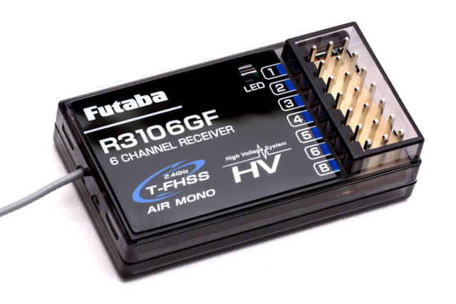 FUTABA R3106GF-T-FHSS AIR-2.4GHz（テレメトリー非対応）T6L標準 2.4