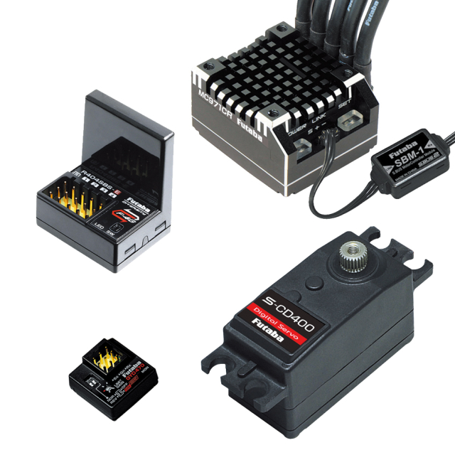 フタバ DRIFT PACK RSGMセット レシーバーR404SBS-E+サーボCD400＋