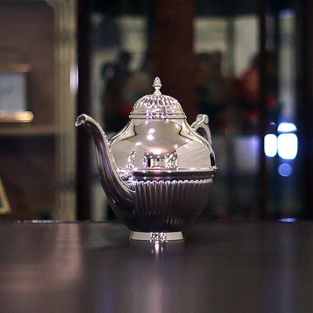 中古】Christofle(クリストフル) 家庭用4点ティーセット ch-125