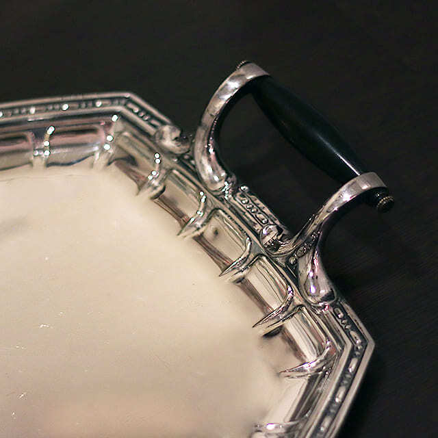 中古】Christofle(クリストフル) 家庭用5点ティーセット ch-126