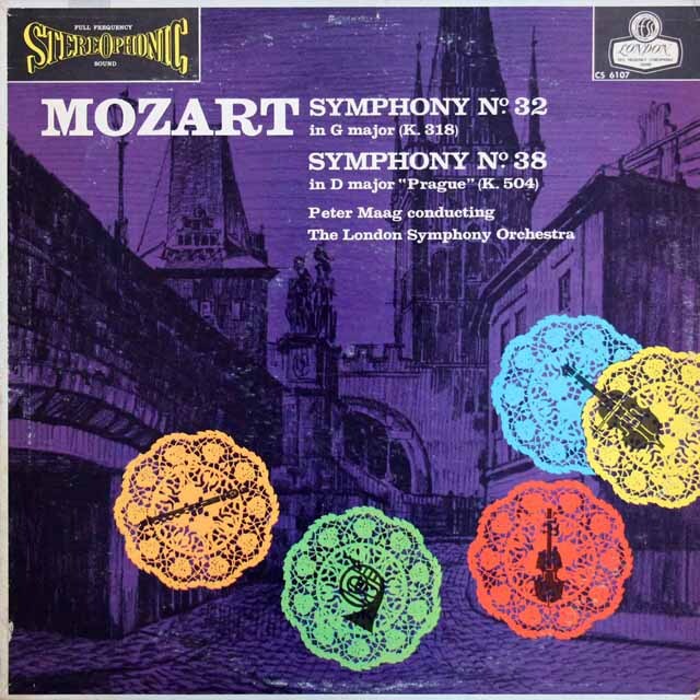 LP レコード ブルー・バック・ジャケット マークのモーツァルト/交響曲