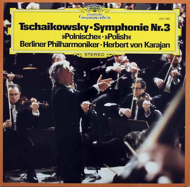 LP レコード カラヤンのチャイコフスキー/交響曲第1番～第3番 独DGG 3521