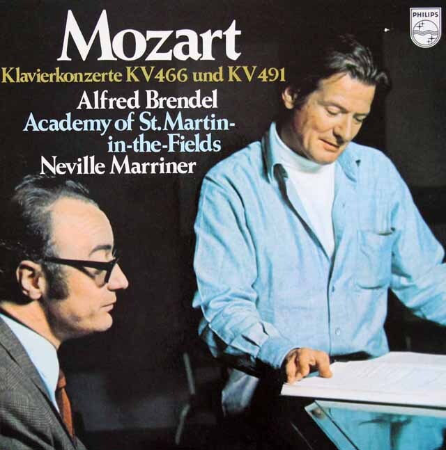 LP レコード ブレンデル、マリナーのモーツァルト/ピアノ協奏曲第20