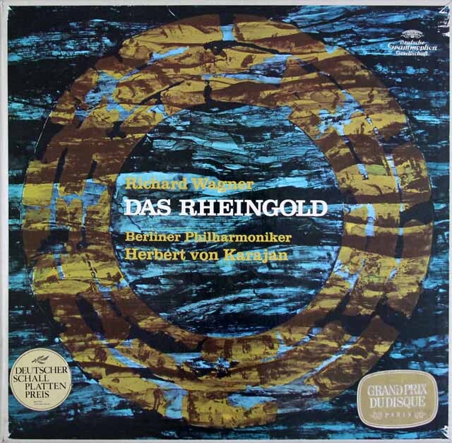 LP レコード 【カラヤンの直筆サイン入り、独最初期盤】カラヤンの