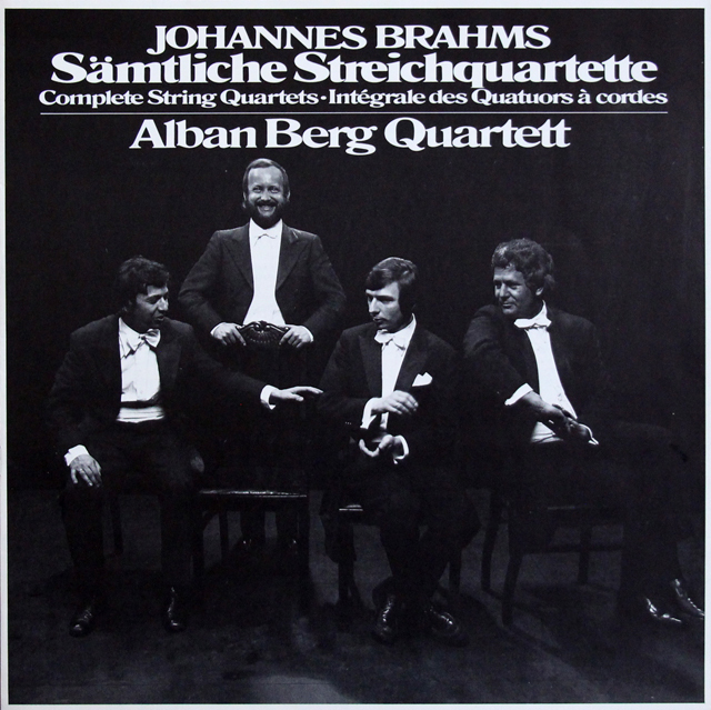 LP レコード アルバン・ベルク四重奏団のブラームス/弦楽四重奏曲全集