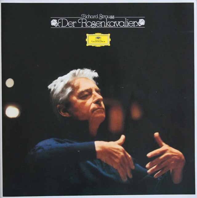 LP レコード カラヤンのR.シュトラウス/「ばらの騎士」全曲 独DGG 3733