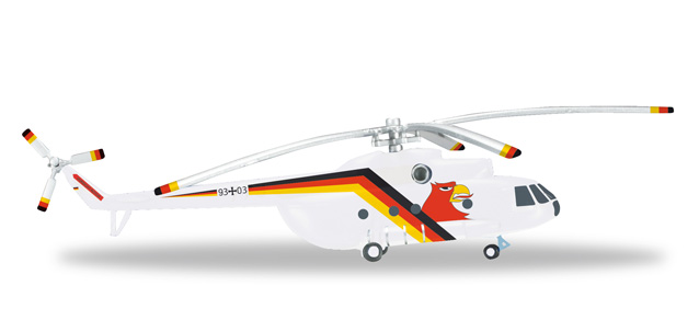 herpa wings 1/200 (ダイキャスト製) Mi-8T ドイツ空軍 LTG65 ガリバー
