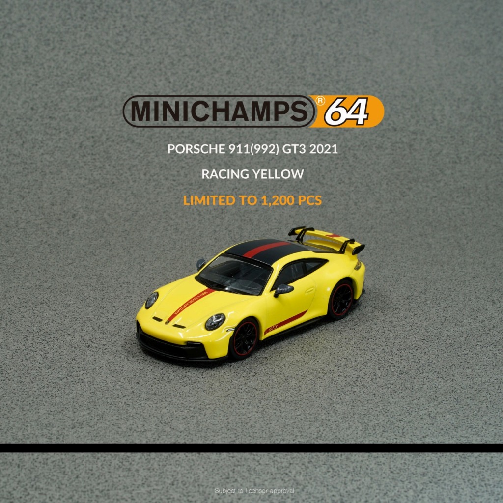 MINICHAMPS64(ミニチャンプス64) 1/64 Porsche 911 GT3 (992) 2021
