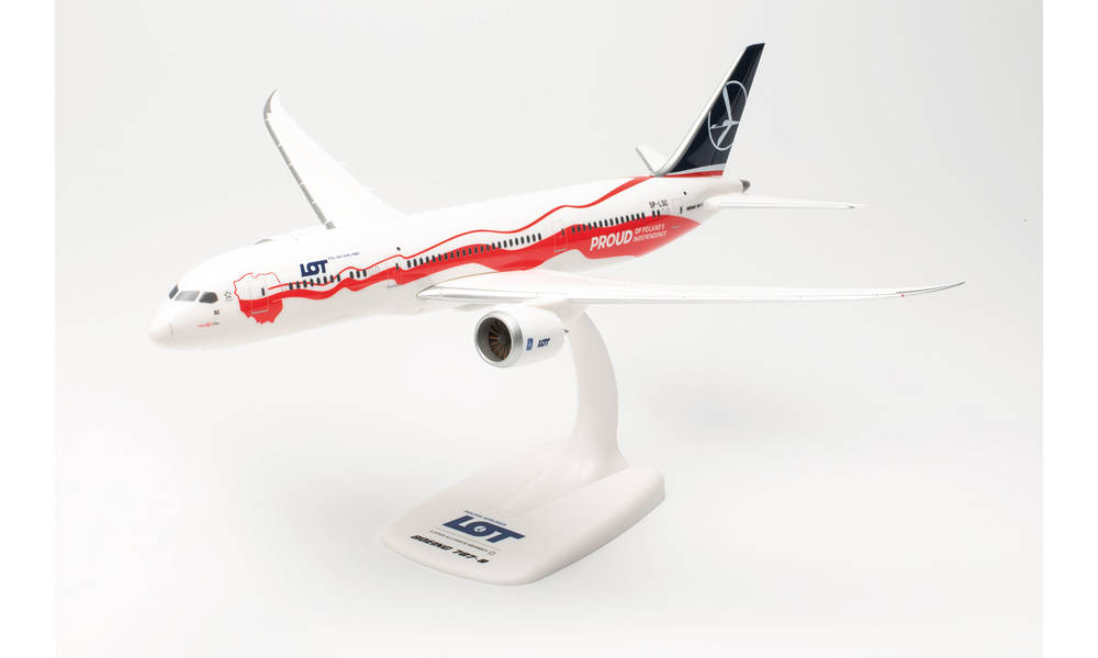 herpa wings 1/200 (プラスチック製) 787-9 LOTポーランド航空 