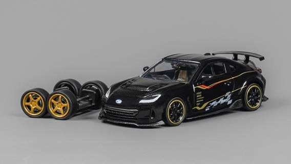 CM・MODEL(CMモデル) 1/64 Subaru BRZ Varis ARISING-1 ブラック ガリバー