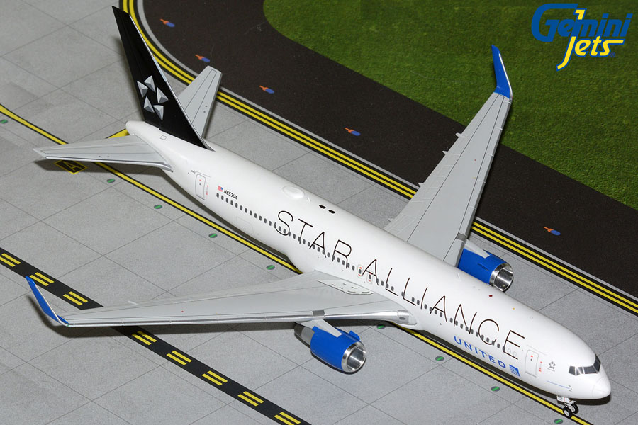 Gemini Jets 1/200 (ダイキャスト製) 767-300ER ユナイテッド航空
